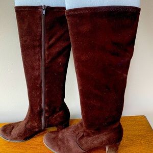Brown Suede Boots